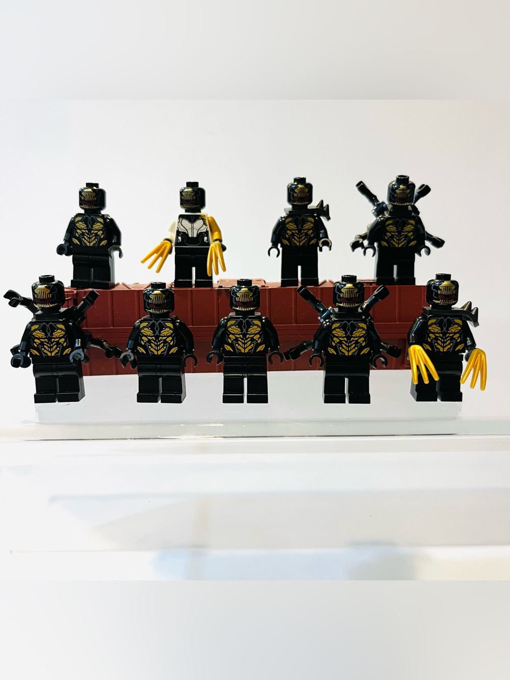 LEGO Marvel Avengers Iron Man Hall of Armor Minifigure Outrider Lot Of 9
